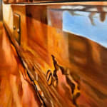 Painting of a kitchen counter