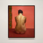 Painting of a nude woman with her back facing forward