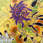 Abstract botanical painting