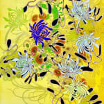 Abstract botanical painting