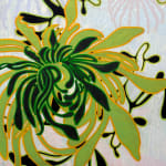 Abstracted floral painting