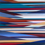 Abstract Painting of Columbia Gorge.