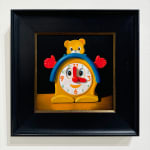 Painting of a toy clock