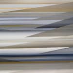 Geometric landscape painting