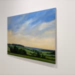 Landscape painting of a field