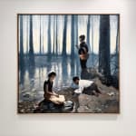 Oil painting on panel