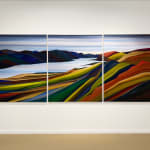 Abstracted landscape painting