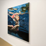Painting of a woman under water