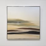 Landscape painting in yellow tones