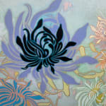 Abstracted floral painting