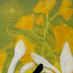Abstracted floral painting