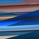 Abstracted landscape of Columbia Gorge