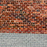 Painting of a brick wall