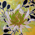 Abstracted flower painting