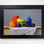 Painting of a rainbow still life
