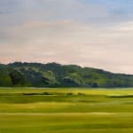 Painting of a marsh in the summer