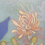 Abstracted floral painting