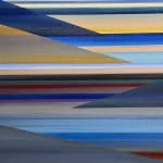 Abstracted landscape of Columbia Gorge