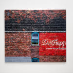 Painting of a brick wall