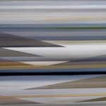 Geometric landscape painting
