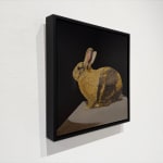 Painting of a harlequin rabbit
