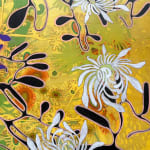 Abstract botanical painting
