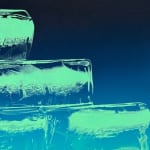 Painting of ice cubes