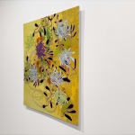 Abstract botanical painting