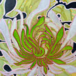 Abstracted flower painting