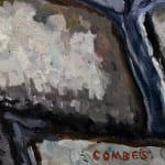 Painting of a reflecting puddle
