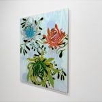 Abstracted floral painting