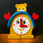 Painting of a toy clock