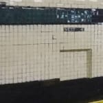 Painting of a New York City subway station