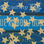 Painting of an American flag
