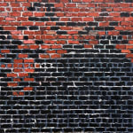 Painting of a brick wall