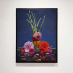 Still life painting of flowers
