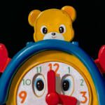 Painting of a toy clock