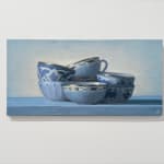 Painting of six teacups