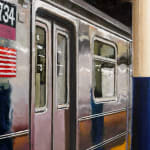 oil painting of bleecker street subway station interior