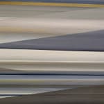 Geometric landscape painting