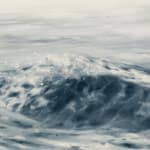 Painting of a rolling wave