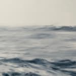 Painting of a rolling wave