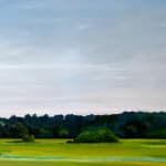 Landscape painting of a marsh