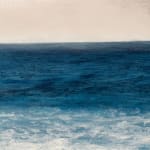 Painting of a turbulent sea