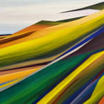 Abstracted landscape painting
