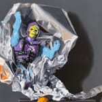 Still life painting with toy figurines