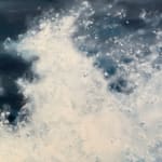 Painting of a surging wave