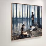 Oil painting on panel