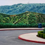 Painting of Hollywood sign in Los Angeles
