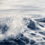 Painting of a rolling wave